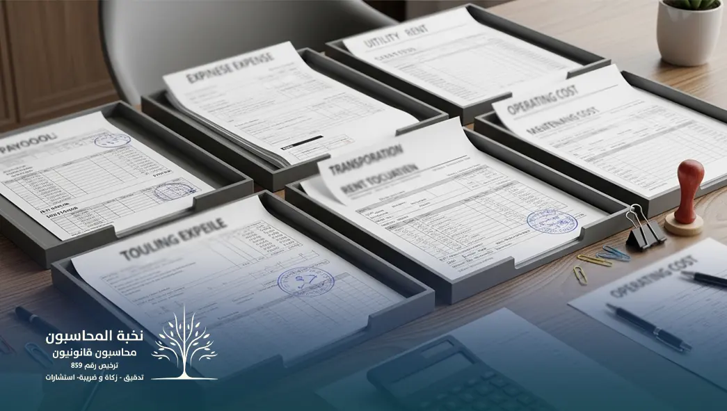 أنواع المصروفات في المحاسبة